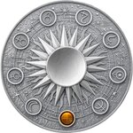 Pièce de monnaie en Argent 10 Cedis g 62.2 (2 oz) Millésime 2024 Solar System EARTH