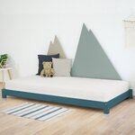 Lit enfant TEENY 80 x 180 vert pétrole