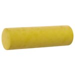 vidaXL Canapé 3 places avec oreillers décoratifs jaune 180 cm velours