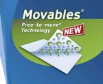 Etiquettes universelles 'movables' 99,1x39 mm, blanc sur 100 feuilles a4 herma