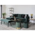 House Nordic Table basse Scarlett 70x40 cm Rond Laiton