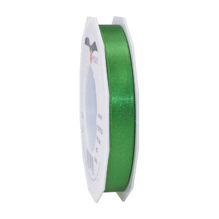 Satin double face 25-m-rouleau 15 mm vert