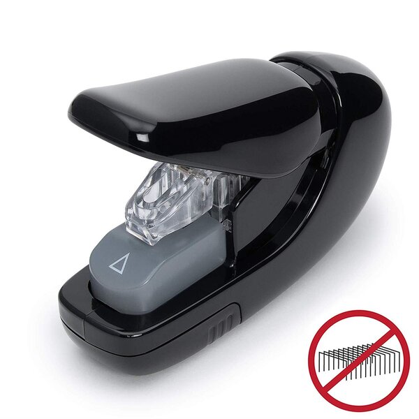 Agrafeuse sans Agrafes Capacité 5 feuilles Noir PLUS JAPAN