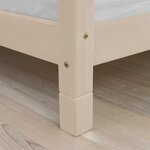 4 pieds de lit 10 cm FOOT beige