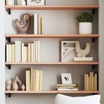 vidaXL Étagère murale 100x30x2 cm bois de chêne massif non traité