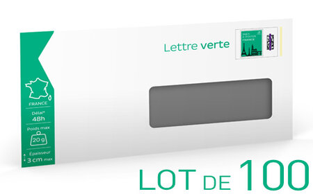 FRANCE LOT DE PRETS-A-POSTER composé de 10 enveloppes pour un envoi