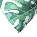 vidaXL Coussins de palette lot de 3 motif de feuilles tissu Oxford