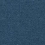 vidaXL Cadre de lit sans matelas bleu 140x200 cm tissu