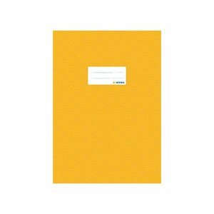 Protège-cahier A4 PP Gravé Avec Etiquette Orange HERMA