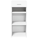 vidaXL Buffet blanc 40x42 5x93 cm bois d'ingénierie