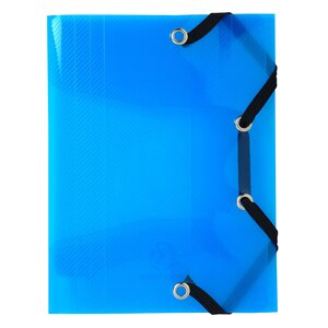 Chemise À Élastique 3 Rabats Polypro Crystal Colour - Format Pocket 12x16cm - Couleurs Assorties - X 25 - Exacompta