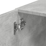 vidaXL Armoire de rangement mince gris béton 45x42 5x225 cm