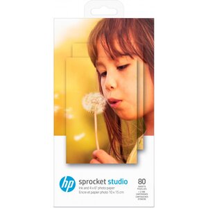 Encre sprocket studio et papier photo 80 feuilles/10 x 15 cm (4 x 6 po)