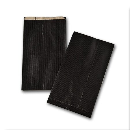 Boîte de 250 pochettes cadeau à soufflet noires 240x410  60 g/m² gpv