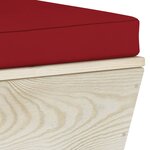 vidaXL Salon de jardin palette 10 Pièces avec coussins bois d'épicéa