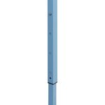 vidaXL Tente de réception pliable avec 3 parois 3x4 m Acier Blanc