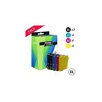 Compatible Epson T1295 Pack 5 Cartouches Noires et couleurs XL (Pomme)
