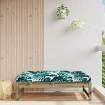 vidaXL Repose-pied de jardin 120x80 cm bois de pin imprégné