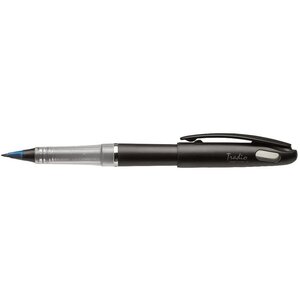 Feutre plume Plastique Tradio RechargeableCrops Noir Trait Bleu PENTEL