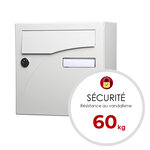 Boîte aux lettres, Préface compact Blanc brillant RAL 9016B