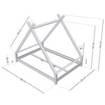 Lit tipi enfant TAHUKA 120 x 180 beige