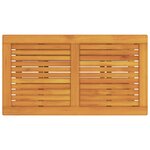 vidaXL Table Basse 90 x 50 x 45 cm Bois d'Acacia Massif