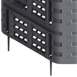 vidaXL Composteur de jardin Noir 93 3x93 3x146 cm 1000 L