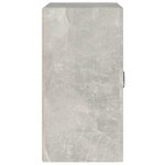 vidaXL Armoire murale Gris béton 60x31x60 cm Bois d'ingénierie