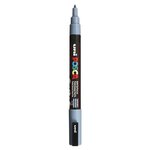 Marqueur pointe conique fine pc3m 0 9 - 1 3mm gris ardoise x 12 POSCA