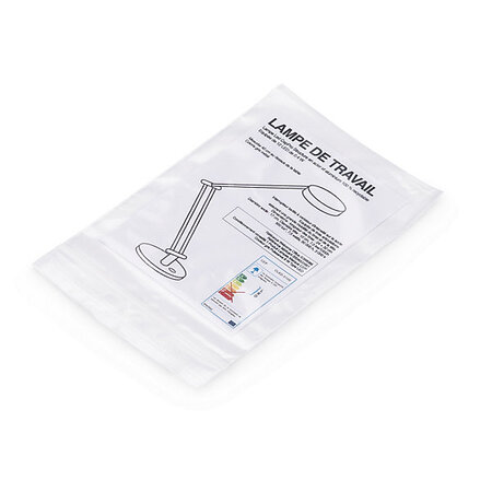 Sachet plastique zip transparent 50 microns 10 x 15 cm (lot de 1000) - La  Poste