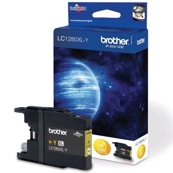 Brother lc1280xl-y cartouche d'encre jaune