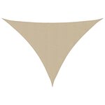 vidaXL Voile de parasol tissu oxford triangulaire 3x4x4 m beige