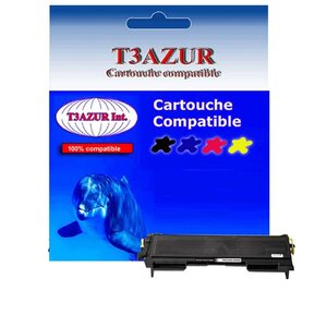 Toner compatible avec Brother TN2000, TN2005 pour Brother HL2035, HL2037 - 2 500 pages - T3AZUR