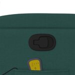 vidaXL Fauteuil de massage inclinable Vert foncé Tissu