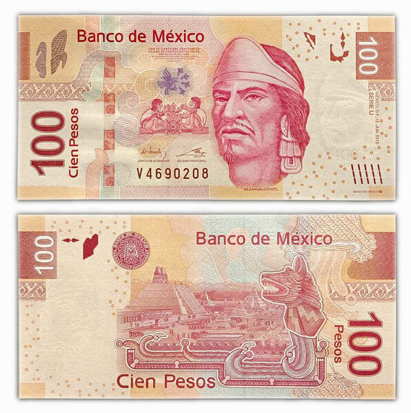 Billet de Collection 100 Pesos 2012 Mexique - Neuf - P124u série U