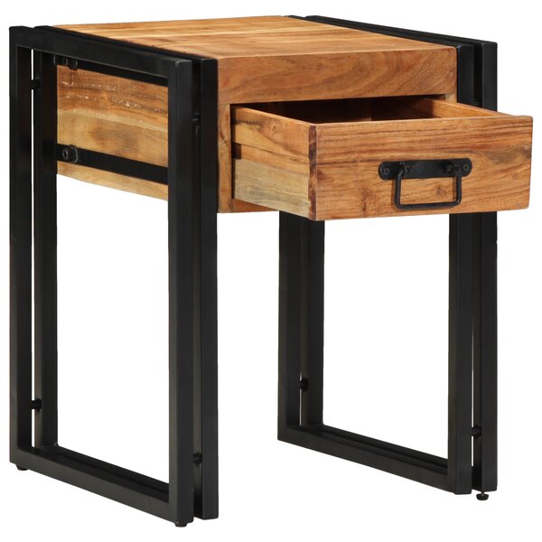 Table d'appoint vidaXL 40x40x50 cm en bois d'acacia