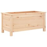 vidaXL Jardinière 82 5x40x39 cm bois de pin massif