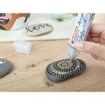 Marqueur acryl 3d dble pointe 5400 bleu nuit élégant 2-3 mm  5-10 mm EDDING