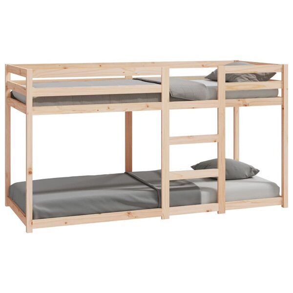 vidaXL Lit superposé 80x200 cm Bois de pin massif