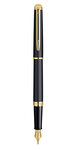 Waterman hemisphere stylo plume  noir mat  plume moyenne  encre bleue  coffret cadeau