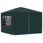 vidaXL Tente de réception 3 x 3 m Vert