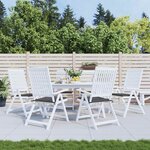 vidaXL Coussins de chaise de jardin lot de 6 anthracite 40x40x4 cm