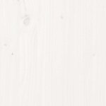 vidaXL Dessus de table rond blanc Ø80x3 cm bois de pin massif