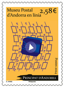 Timbre Andorre - Museu Postal d'Andorra en linia