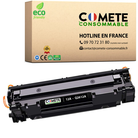 12a - 1 toner compatible hp 12a noir