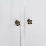 vidaXL Buffet avec 3 portes MDF et Bois de pin 105x35x77 5 cm