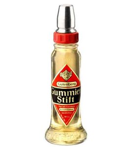 flacon de colle gomme arabique 60 g dans un flacon en verre GUTENBERG