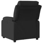 vidaXL Fauteuil inclinable électrique Noir Tissu