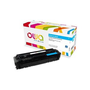 Toner d'encre remanufacturé, compatible pour HP 203A, CF541A - Cyan