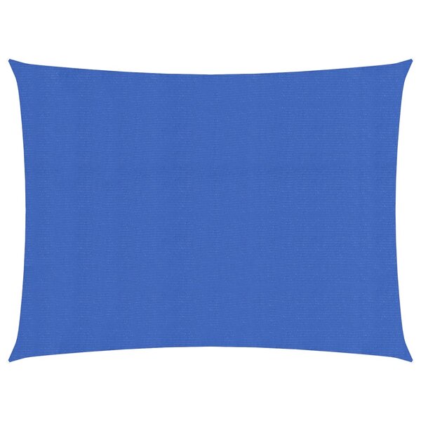 vidaXL Voile d'ombrage 160g/m² rectangulaire bleu 3 5x4 5 m PEHD